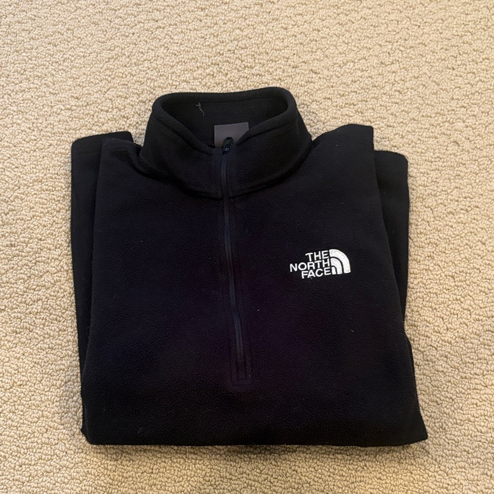 The North Face Black Half-Zip Fleece